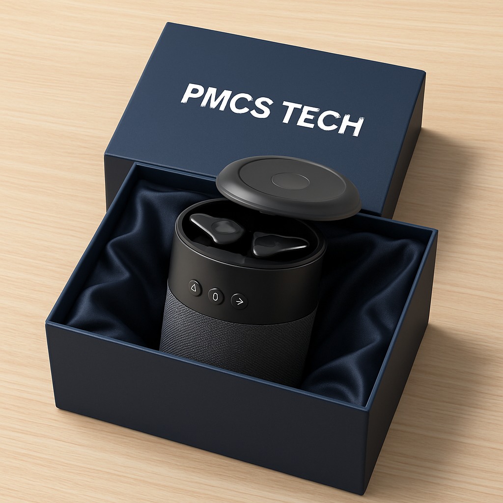 Quà tặng công nghệ 2in1 – Loa bluetooth tích hợp tai nghe TWS, thiết kế nhỏ gọn, tinh tế