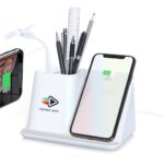Hộp bút đa năng có sạc không dây. miễn phí in logo doanh nghiệp