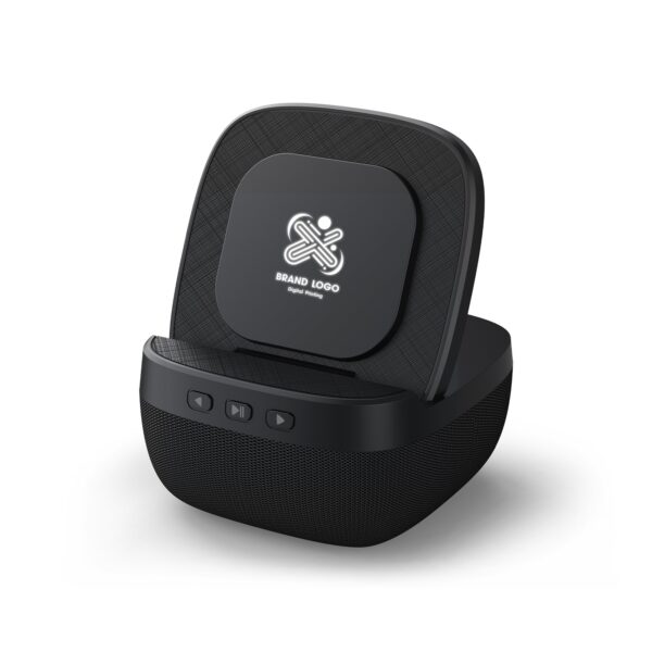 Loa Bluetooth tích hợp logo LED phát sáng – Quà tặng doanh nghiệp cao cấp