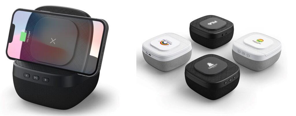 Loa Bluetooth logo LED phát sáng – quà tặng công nghệ cho doanh nghiệp