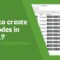 Hướng dẫn chi tiết cách tạo mã vạch trong Excel